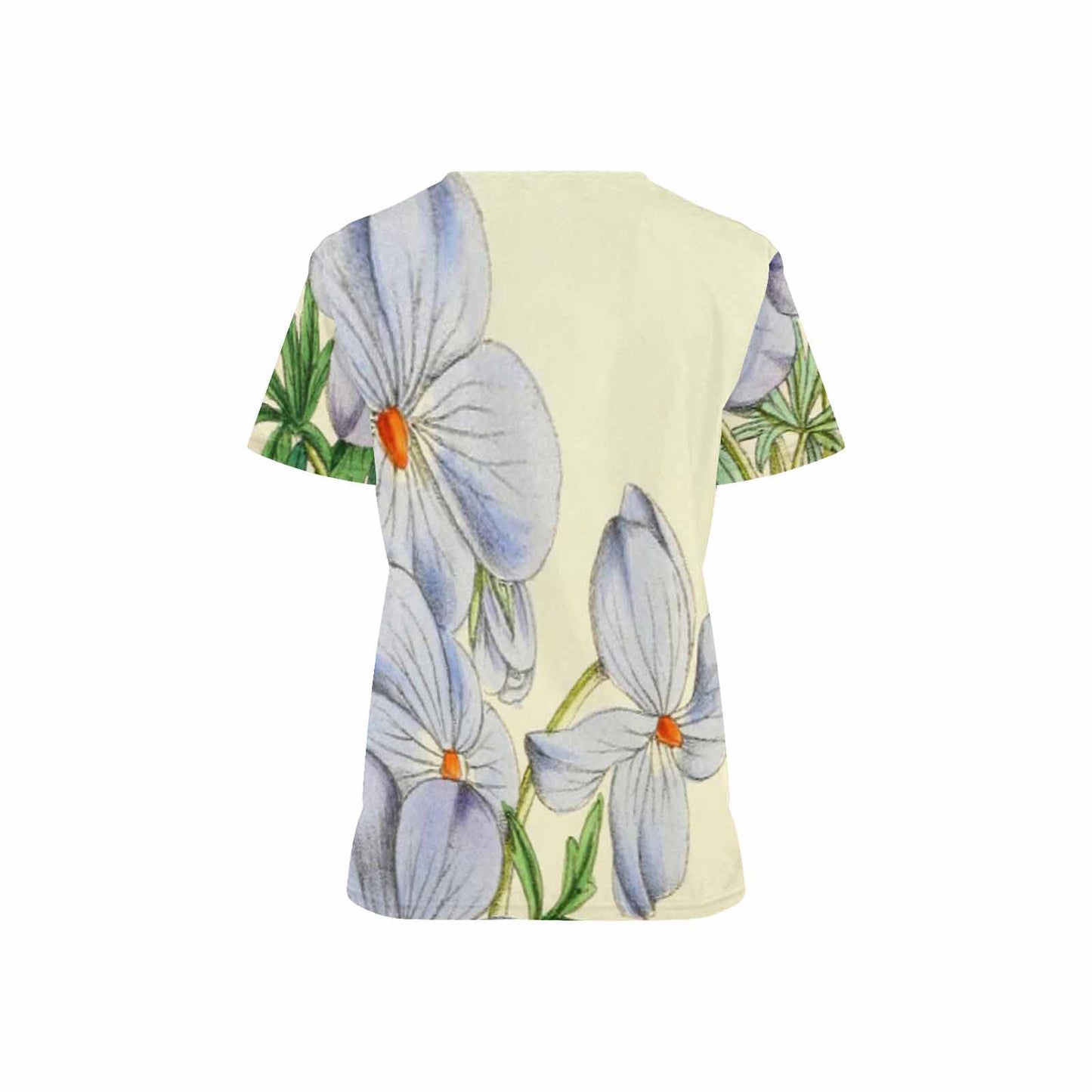 Vintage Floral professional scrubs, nurses scrub, unisex, Design 13