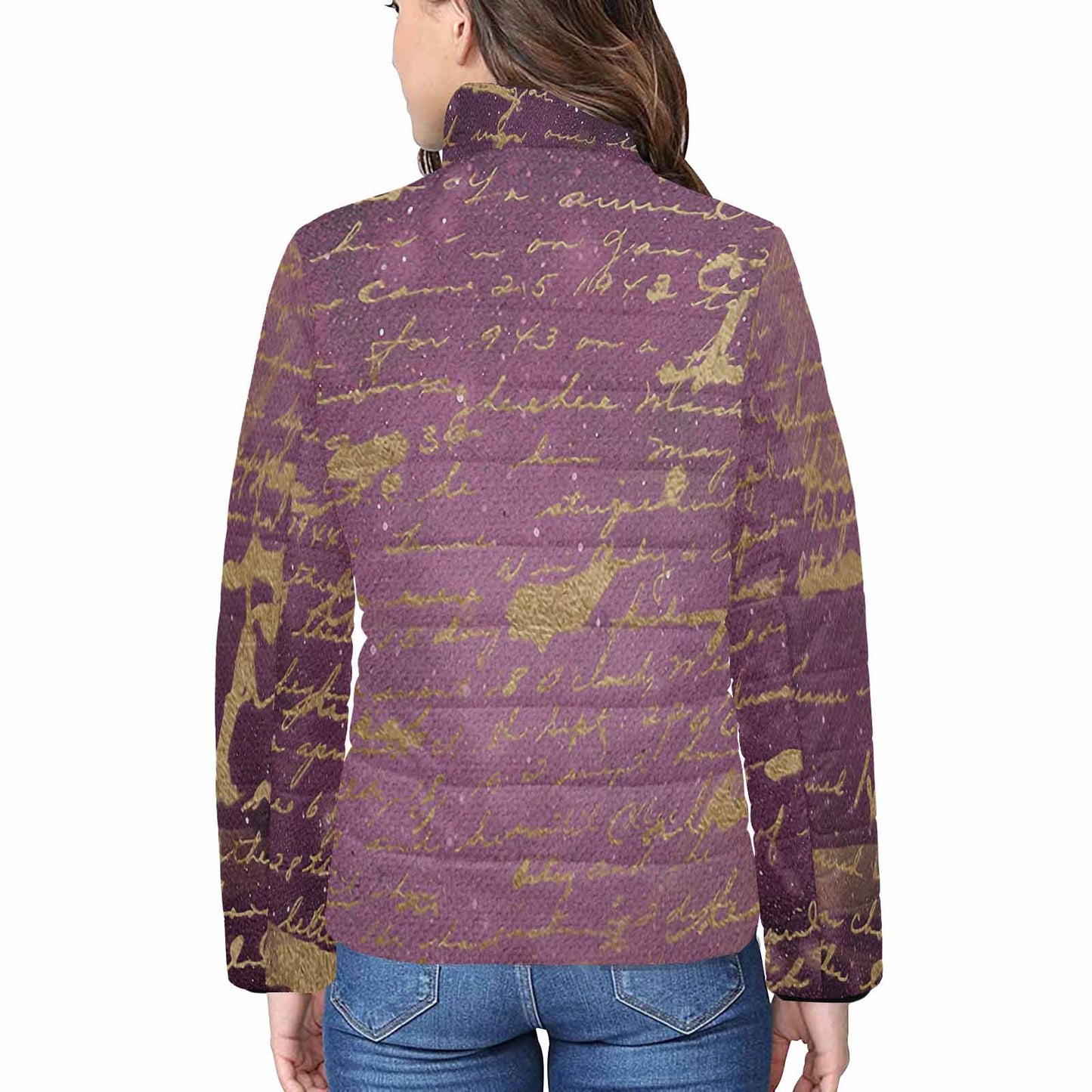 Antique general print quilted jacket, design 51