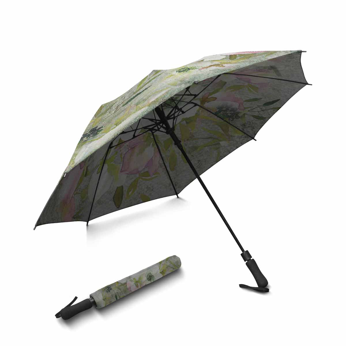 Victorian floral UMBRELLA, Mod U05, Design 03