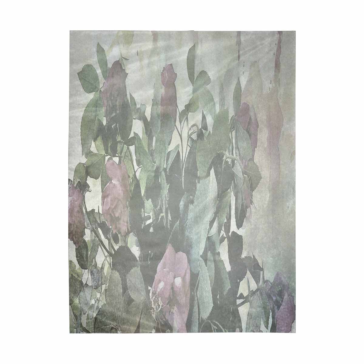 Vintage floral TAPESTRY, LARGE 60 x 80 in, Vertical, Design 23