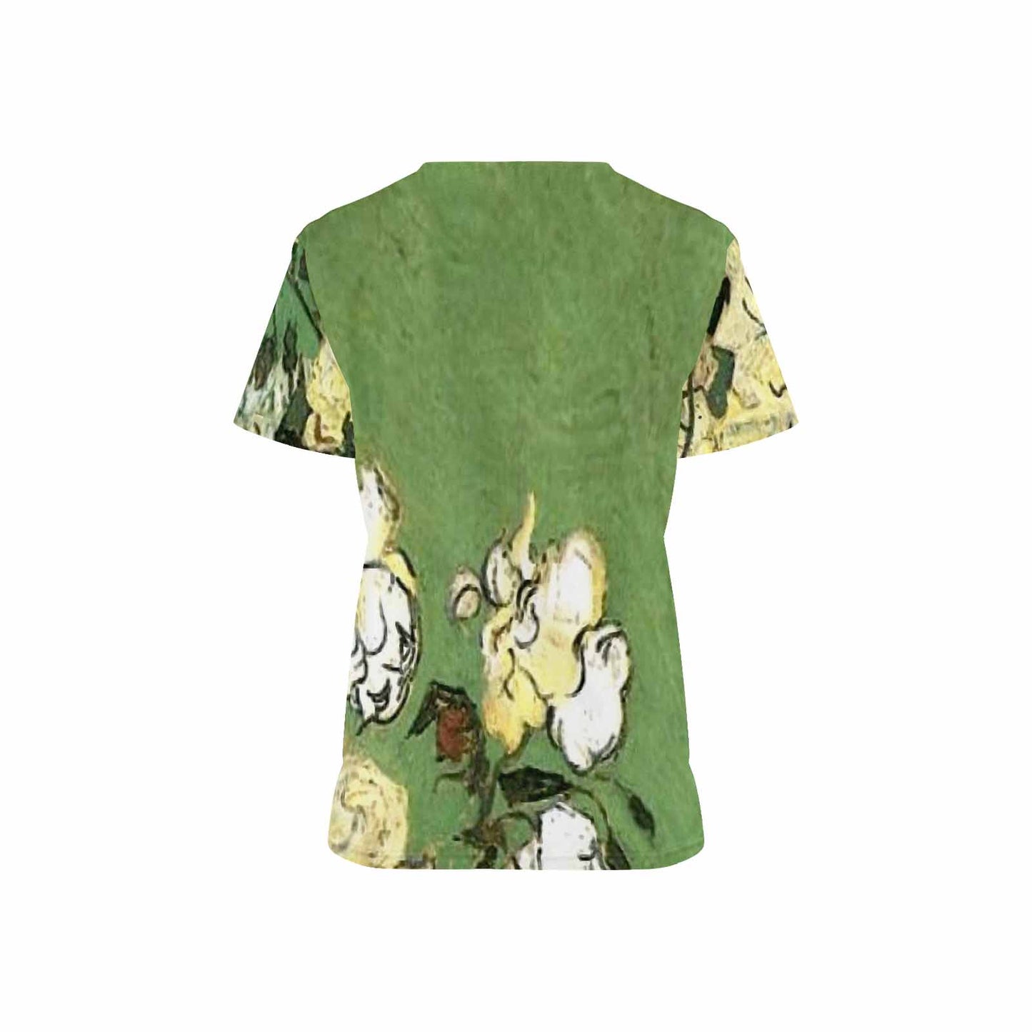 Vintage Floral professional scrubs, nurses scrub, unisex, Design 55