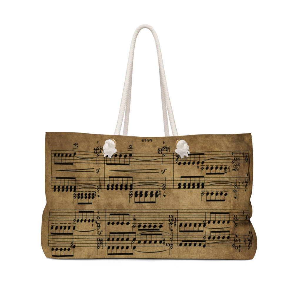 Antique General print weekender bag, casual tote, design 59