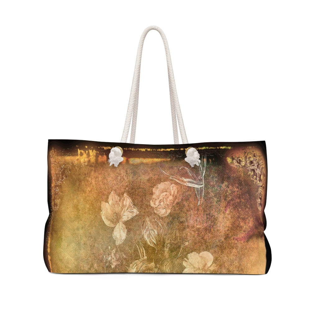 Antique General print weekender bag, casual tote, design 09