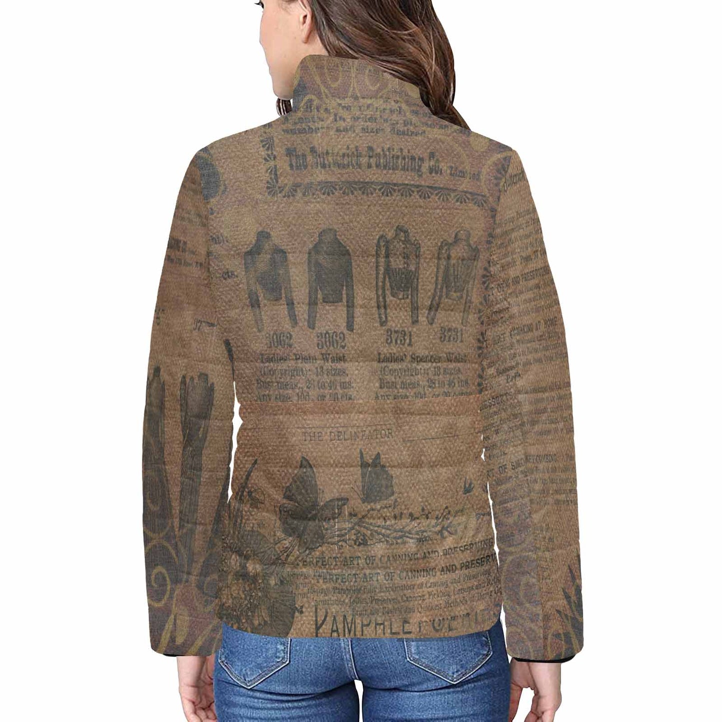 Antique general print quilted jacket, design 39