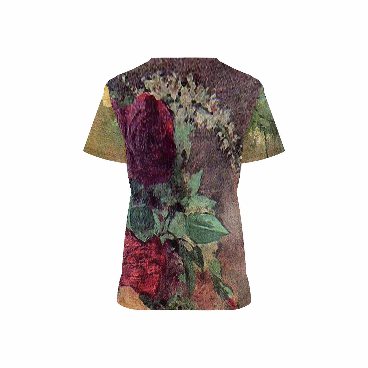 Vintage Floral professional scrubs, nurses scrub, unisex, Design 29