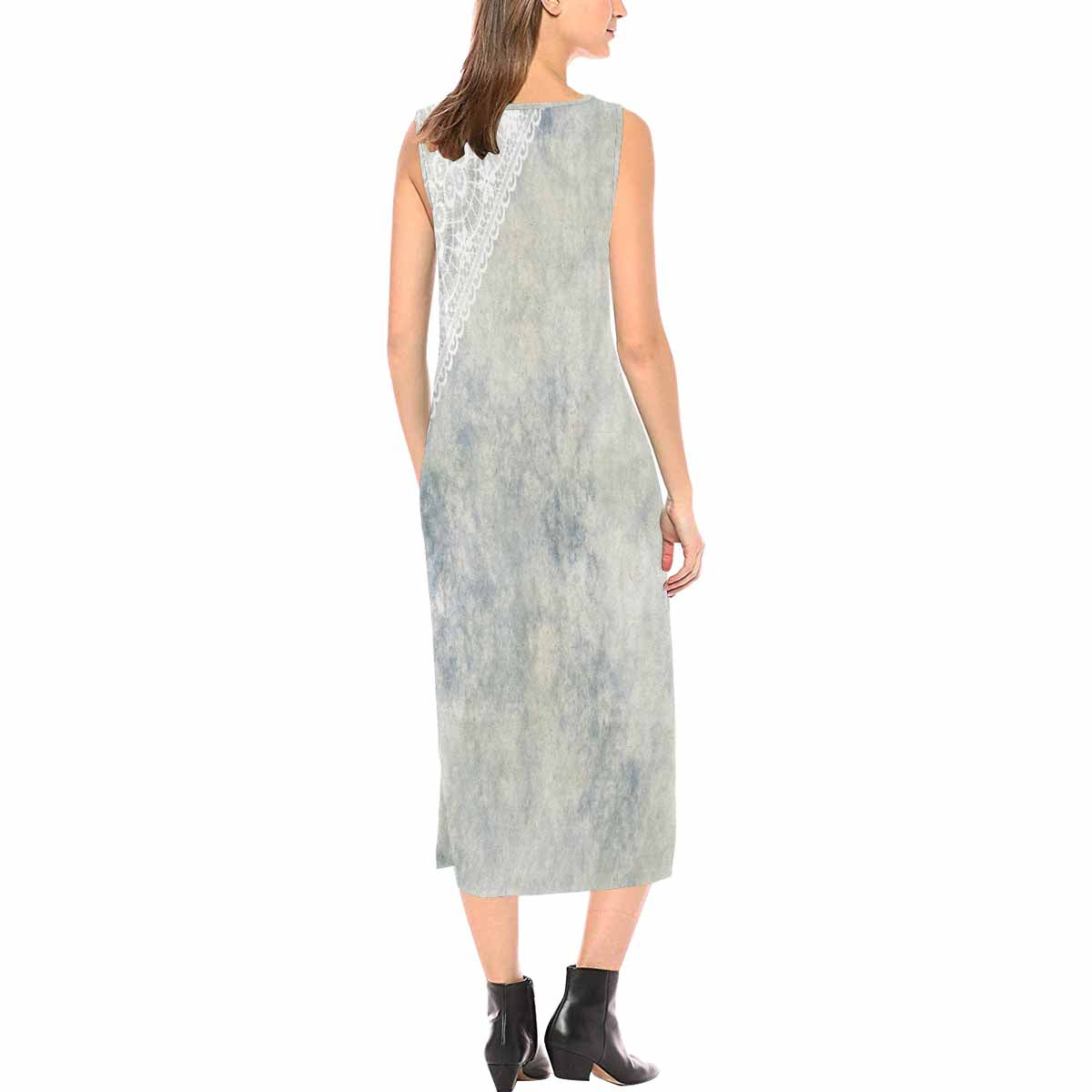 Victorian lace chic long dress, Design 36