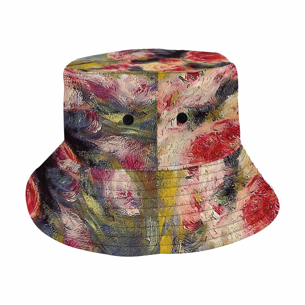 Vintage floral unisex bucket boonie Hat, outdoors hat, Design 26