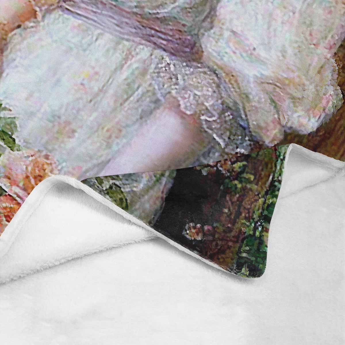 Victorian Lady Design BLANKET, LARGE 60 in x 80 in, Reverie