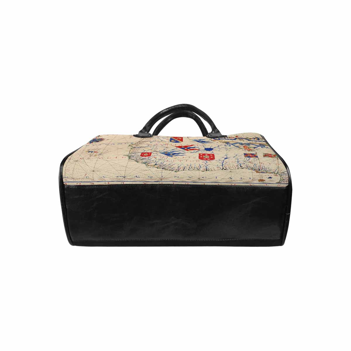 Antique Map design Boston handbag, Model 1695321, Design 45