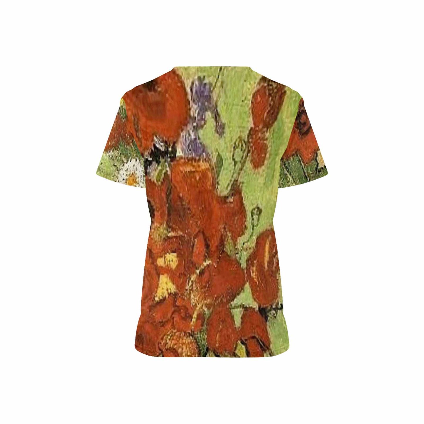 Vintage Floral professional scrubs, nurses scrub, unisex, Design 56