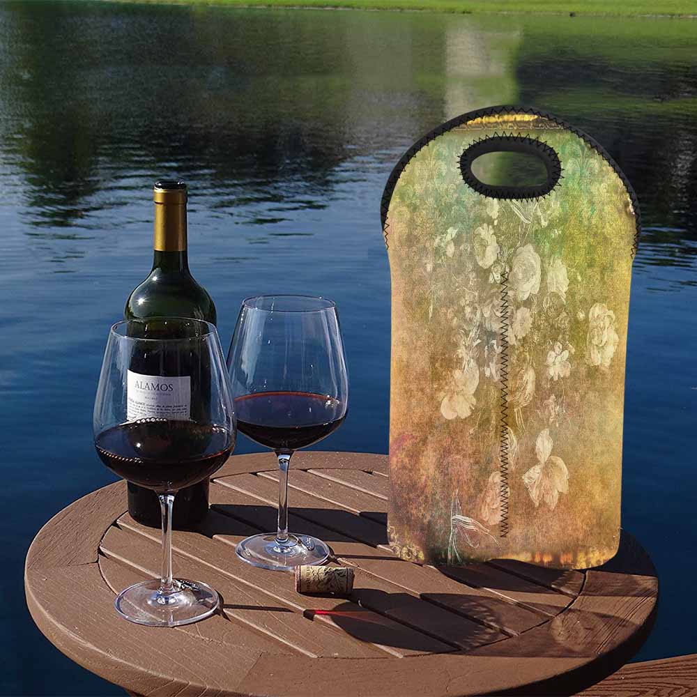 2 Bottle General Victorian wine bag, Design 09