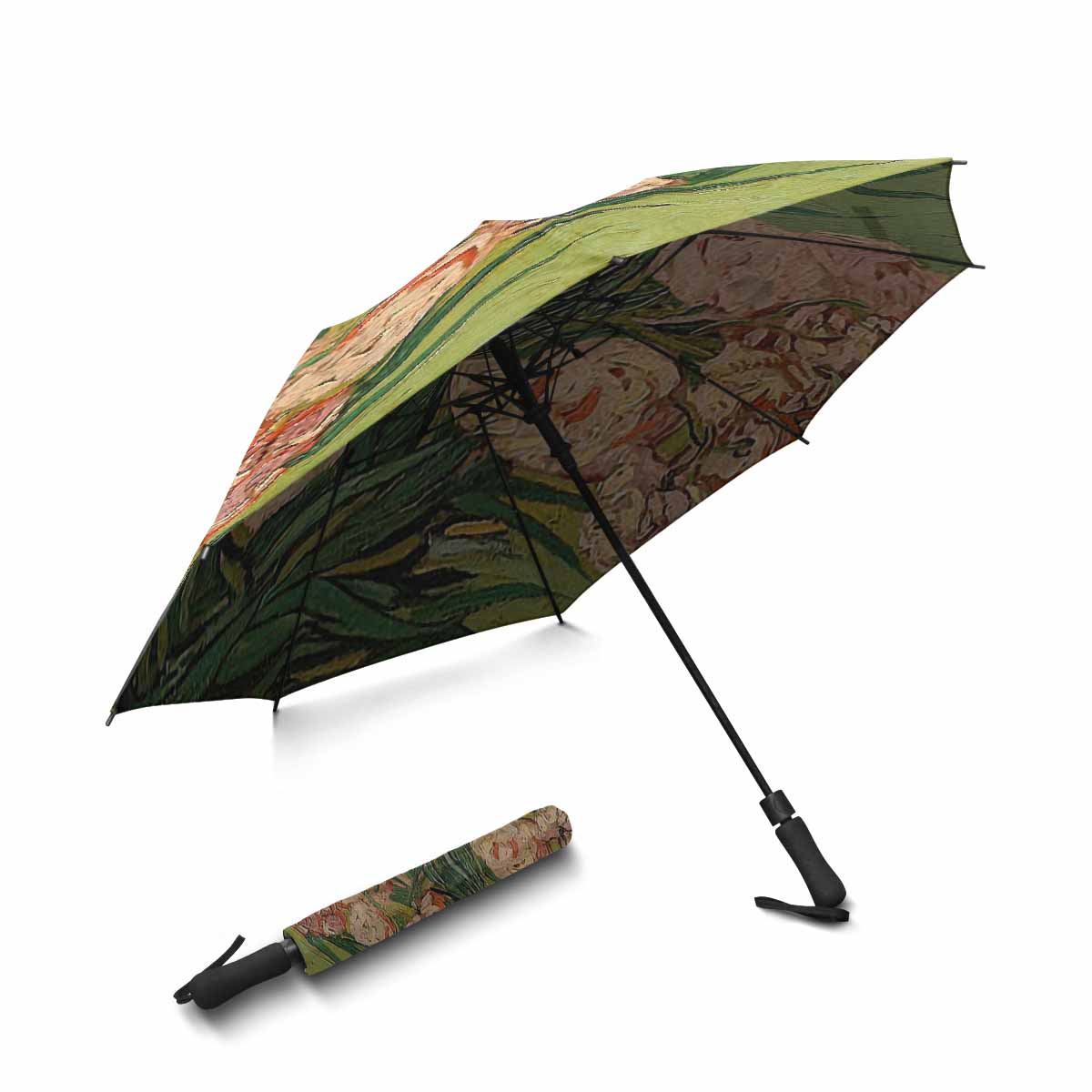 Victorian floral UMBRELLA, Mod U05, Design 09