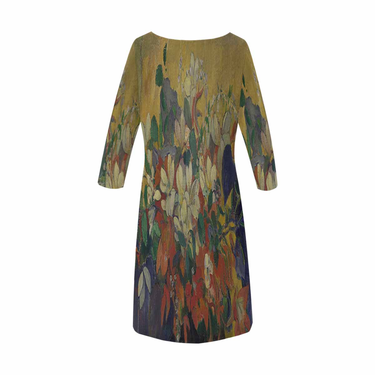 Vintage floral loose dress, model D29532 Design 10