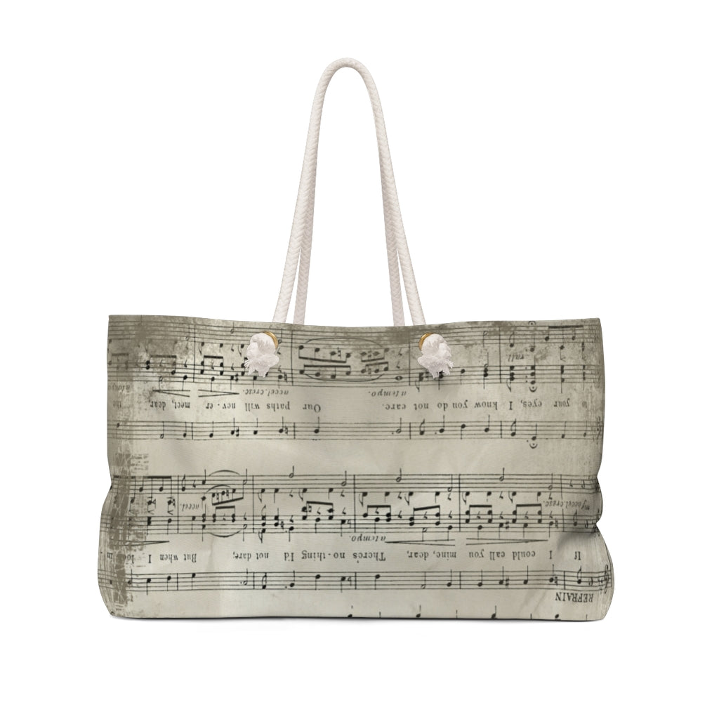 Antique General print weekender bag, casual tote, design 19