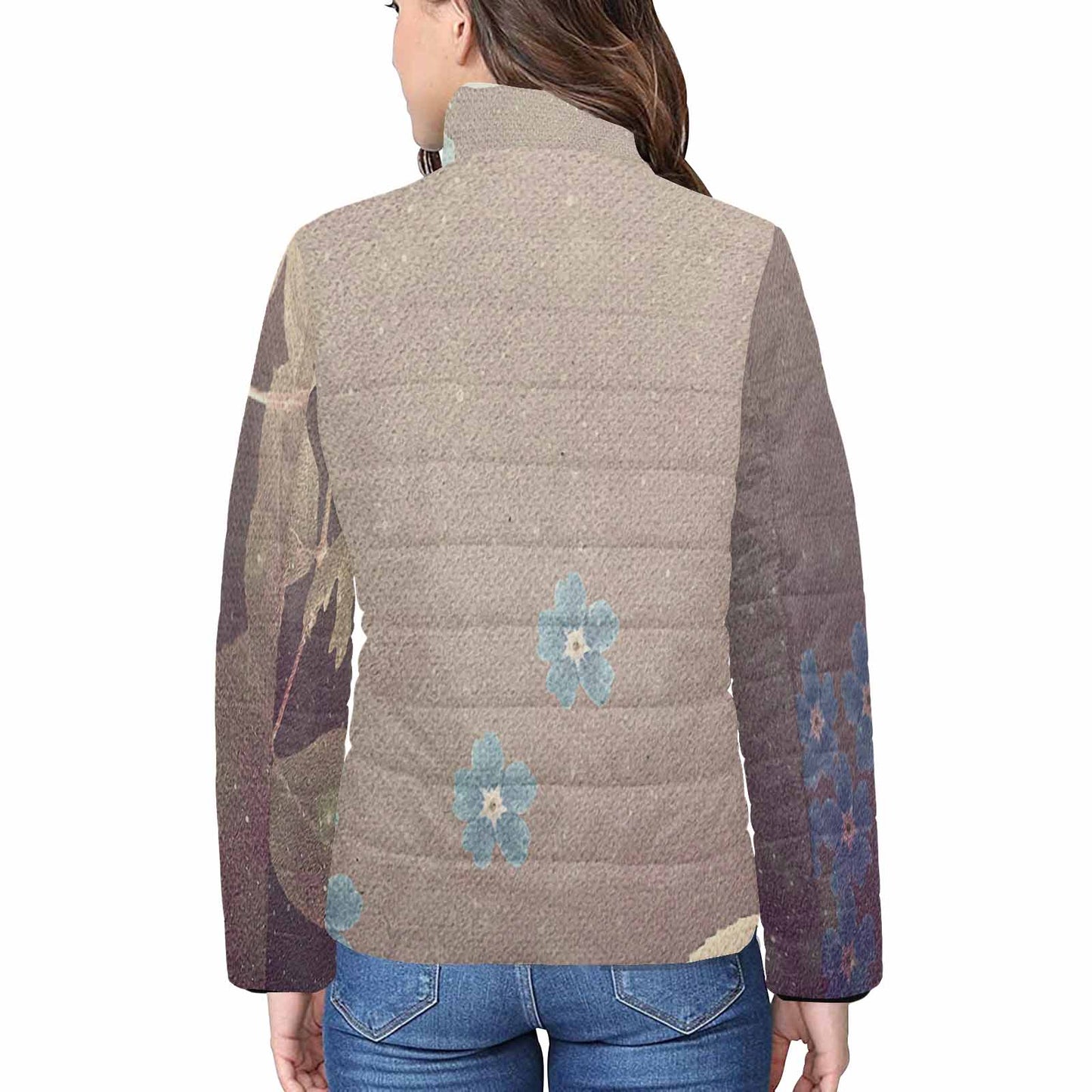 Antique general print quilted jacket, design 48