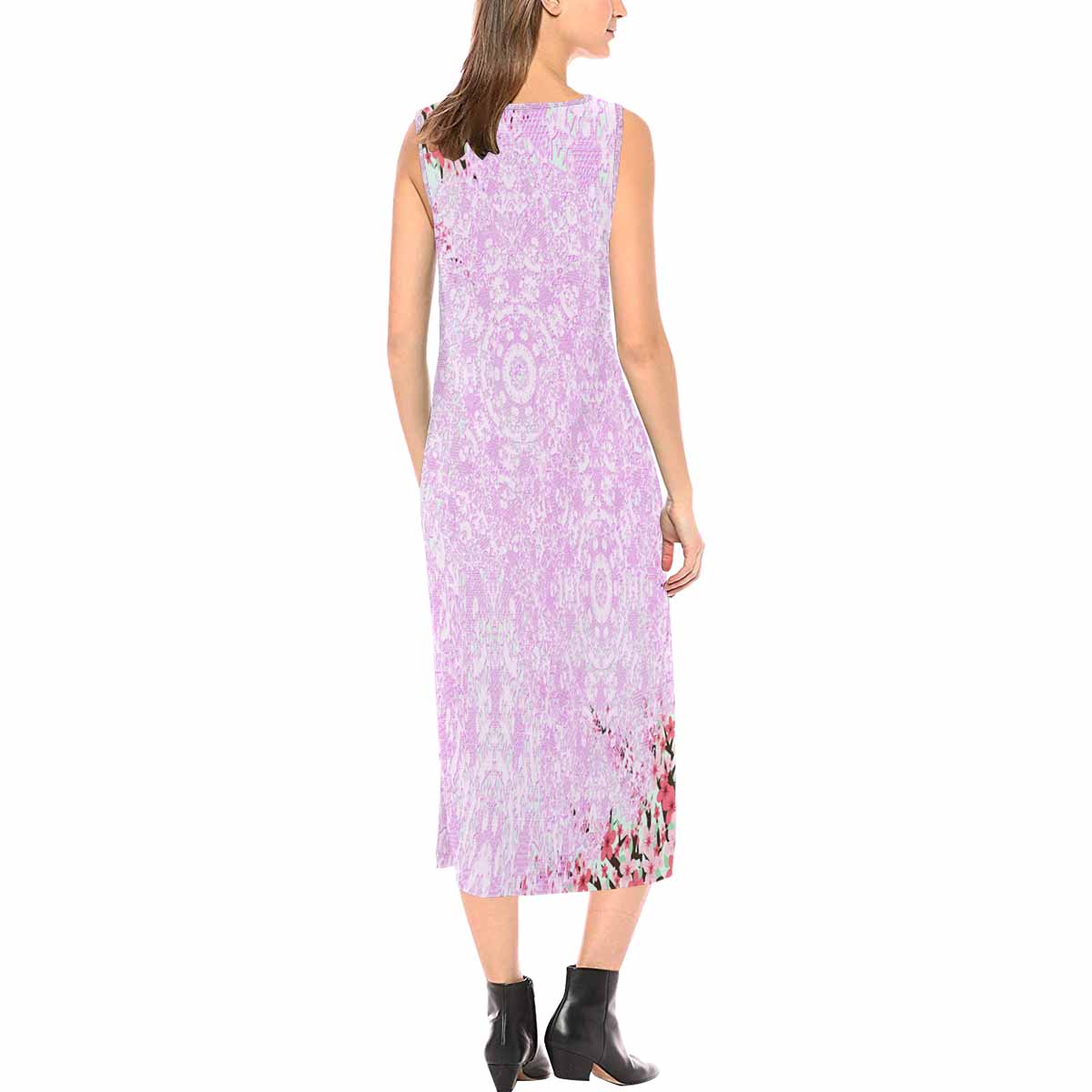 Victorian lace chic long dress, Design 09