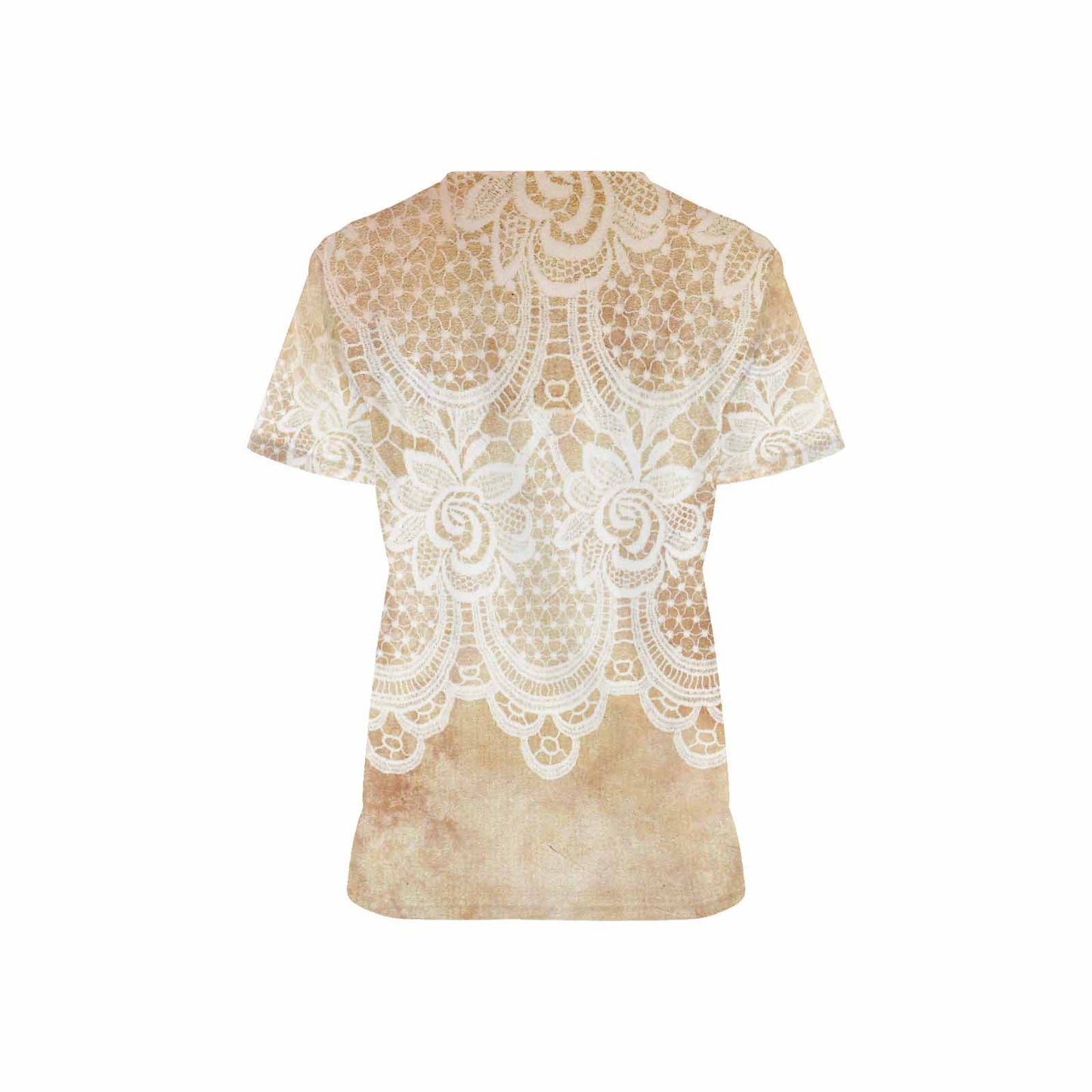 Victorian lace print professional scrubs, nurses scrub, unisex, design 30