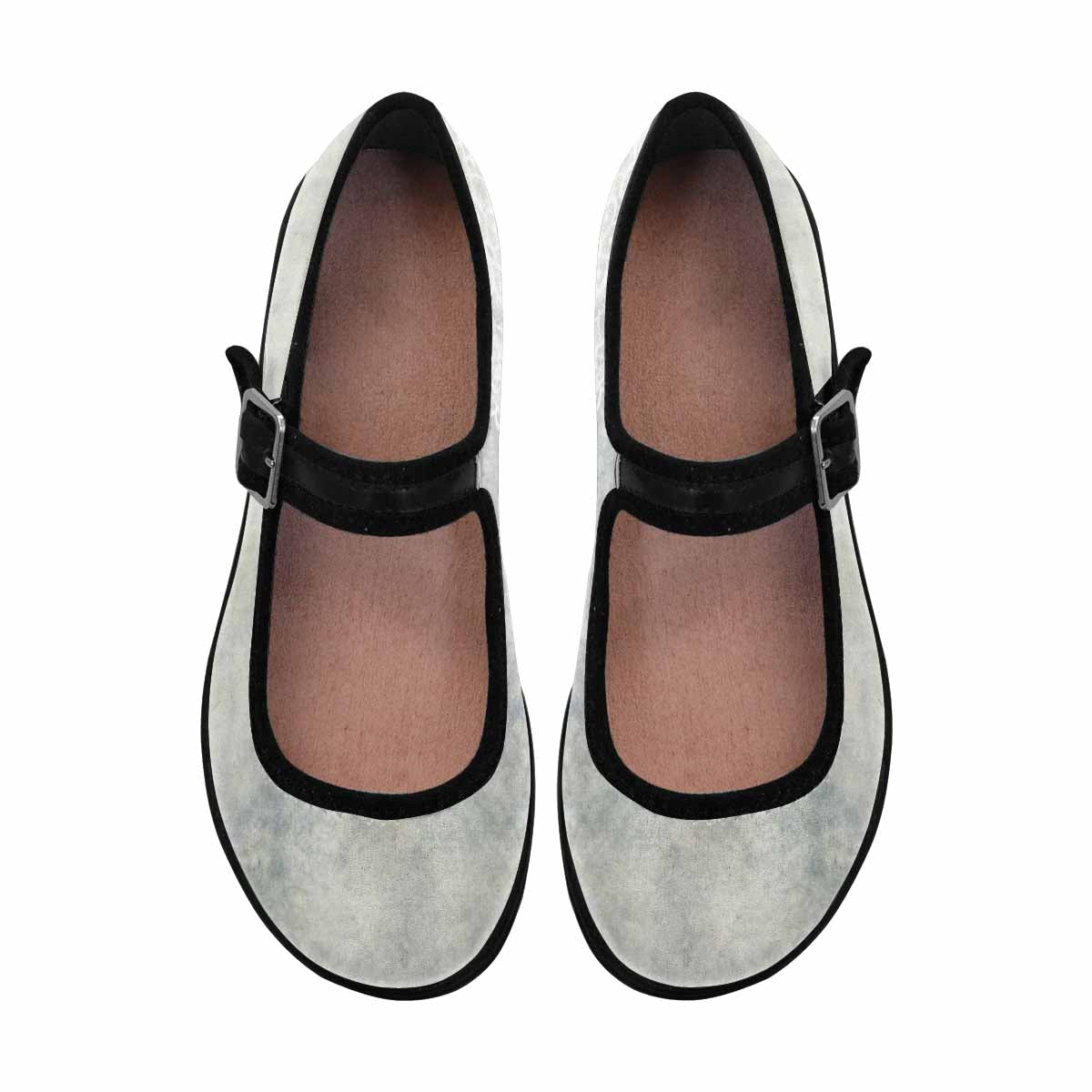 Victorian lace print, cute, vintage style women's Mary Jane shoes, design 36