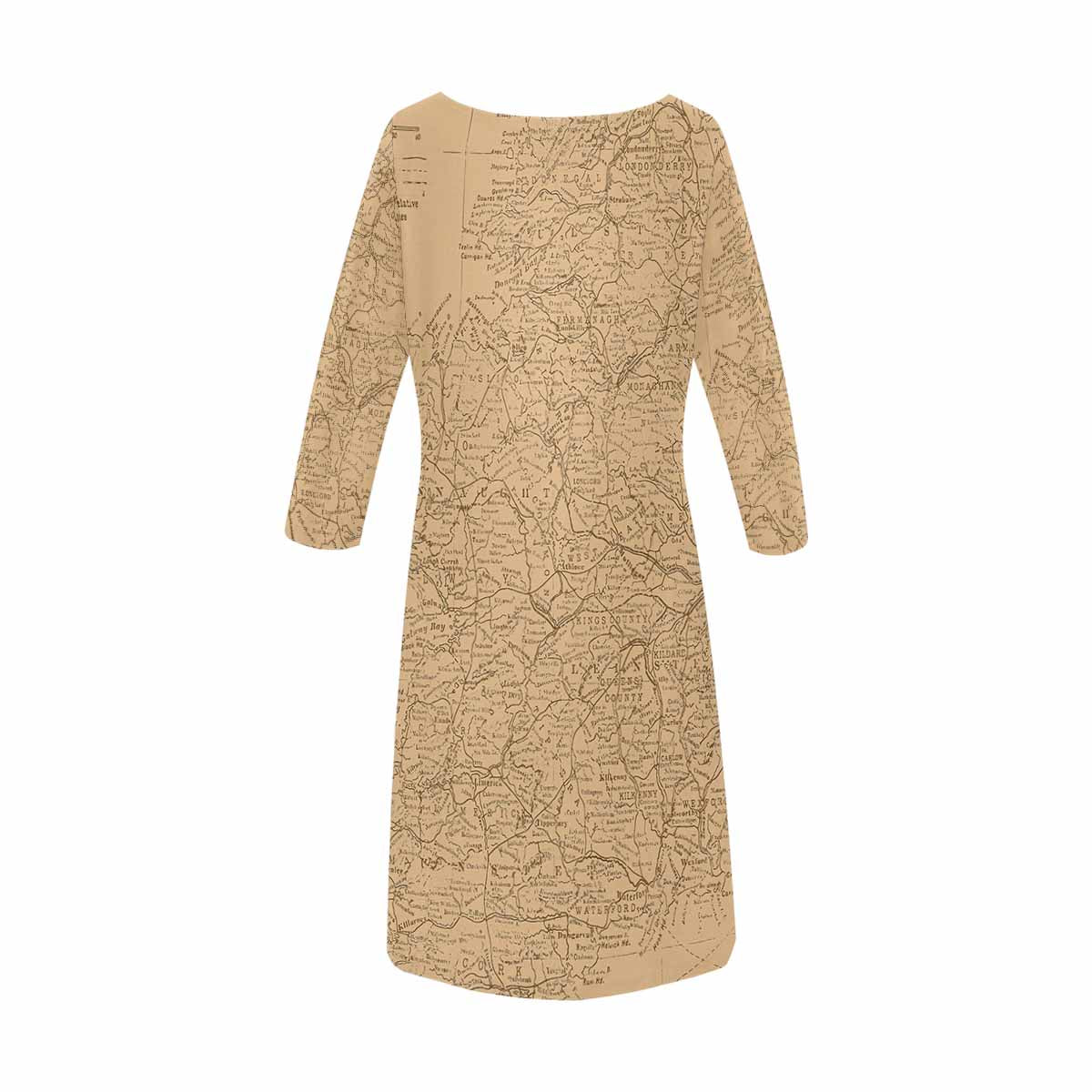 Antique Map loose dress, MODEL 29532, design 47