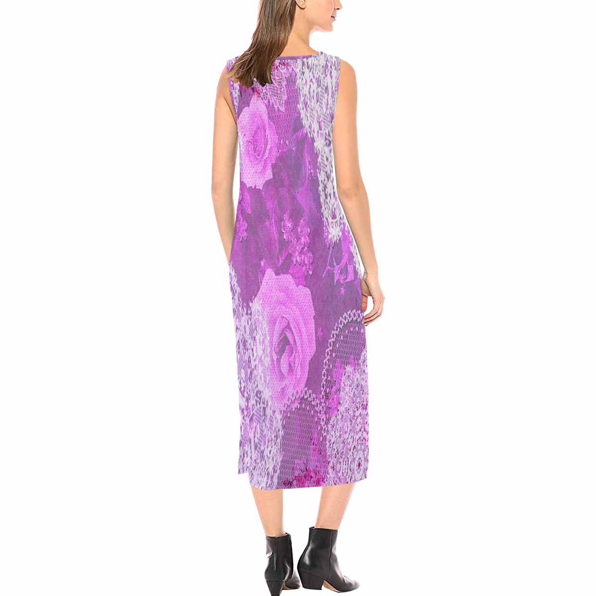 Victorian lace chic long dress, Design 03