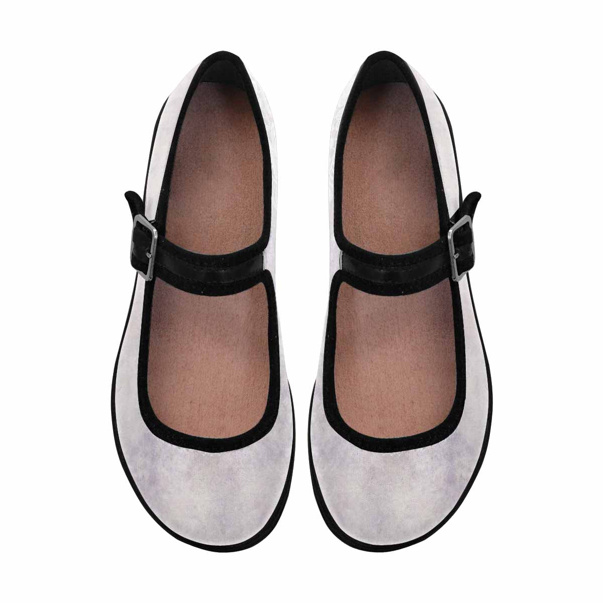 Victorian lace print, cute, vintage style women's Mary Jane shoes, design 40