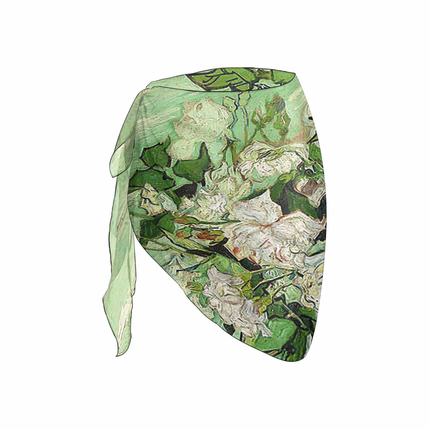 Vintage floral, beach sarong, beach coverup, swim wear, Design 45