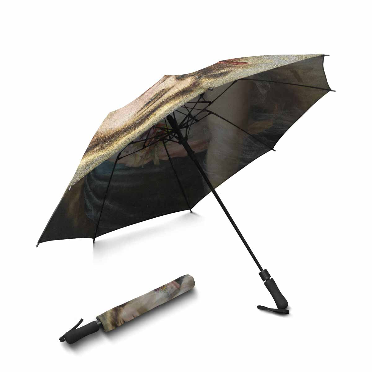Victorian Lady Design UMBRELLA, An auburn beauty Model U05-C20