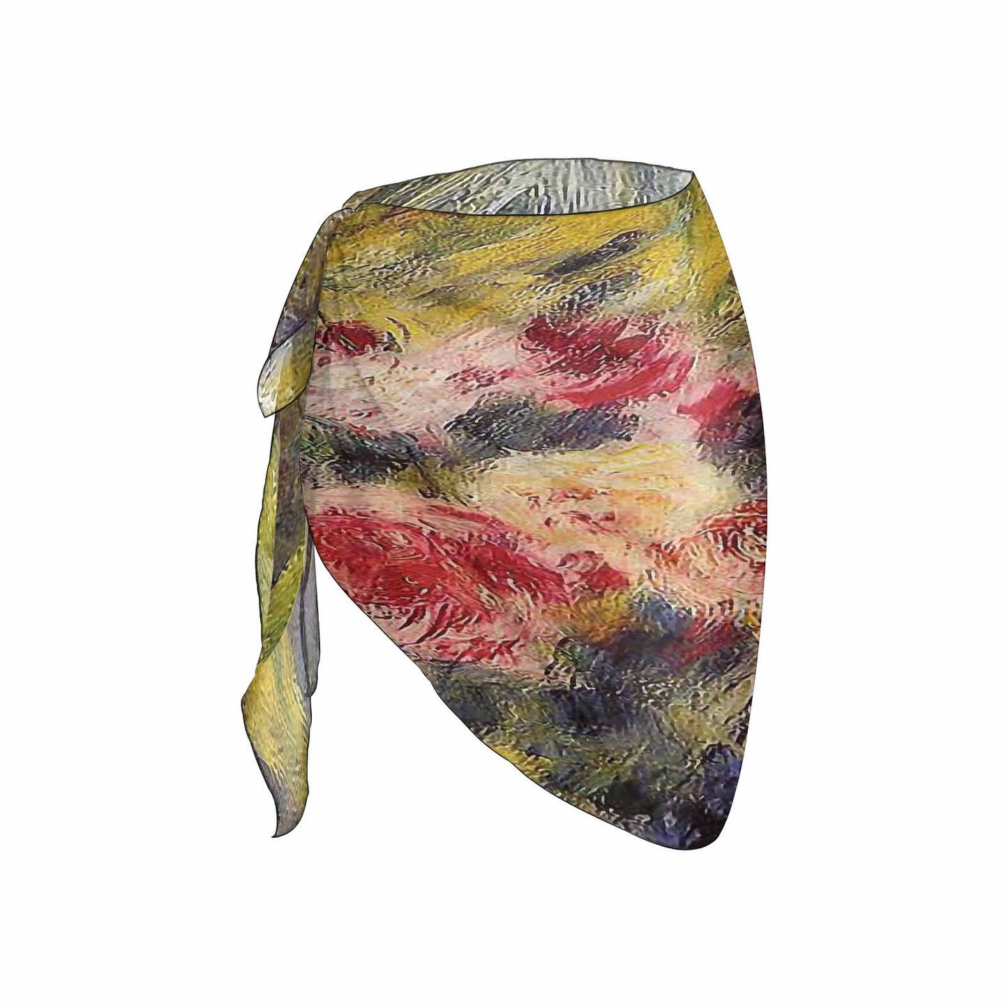 Vintage floral, beach sarong, beach coverup, swim wear, Design 26