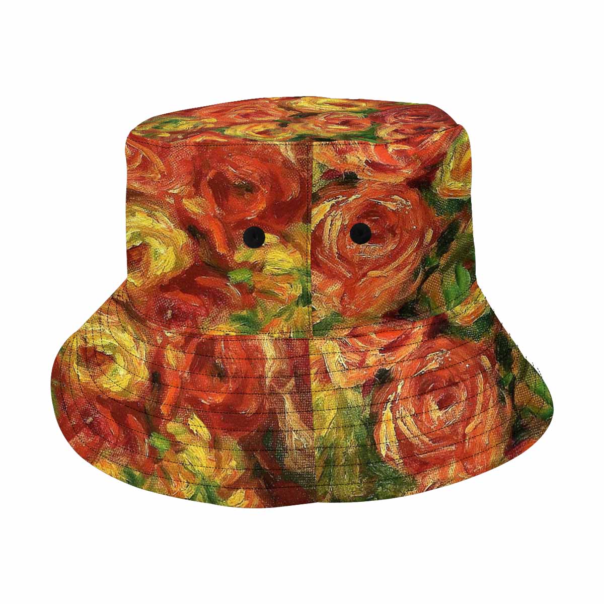 Vintage floral unisex bucket boonie Hat, outdoors hat, Design 18 Unisex Bucket Boonie Hat