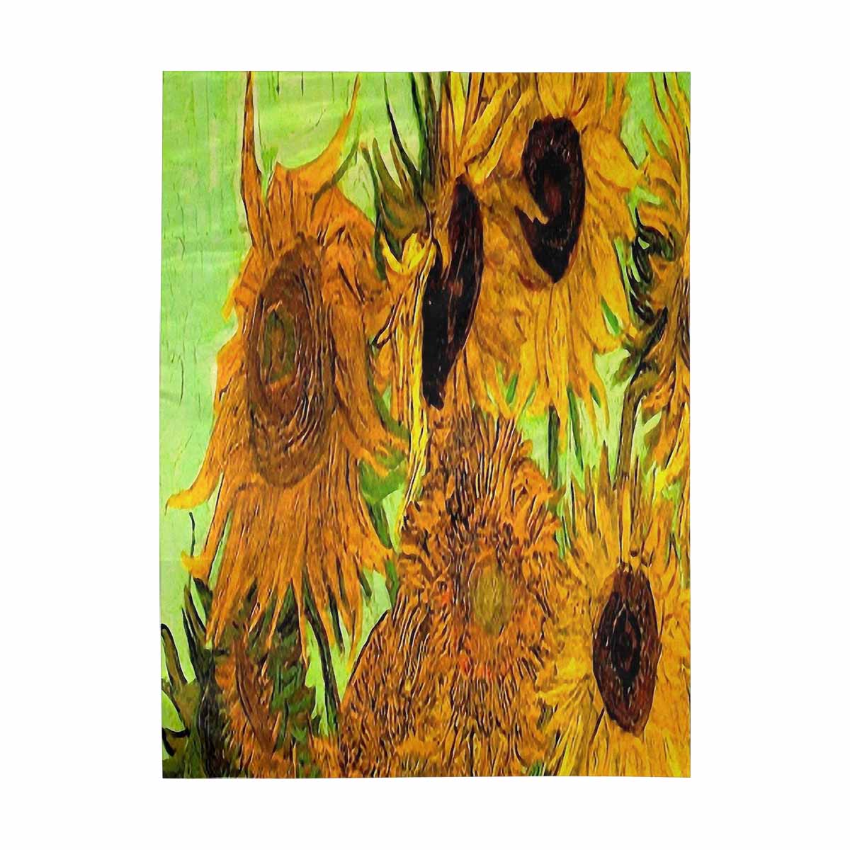 Vintage floral TAPESTRY, LARGE 60 x 80 in, Vertical, Design 48