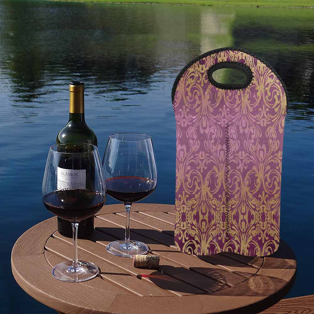 2 Bottle General Victorian wine bag, Design 42