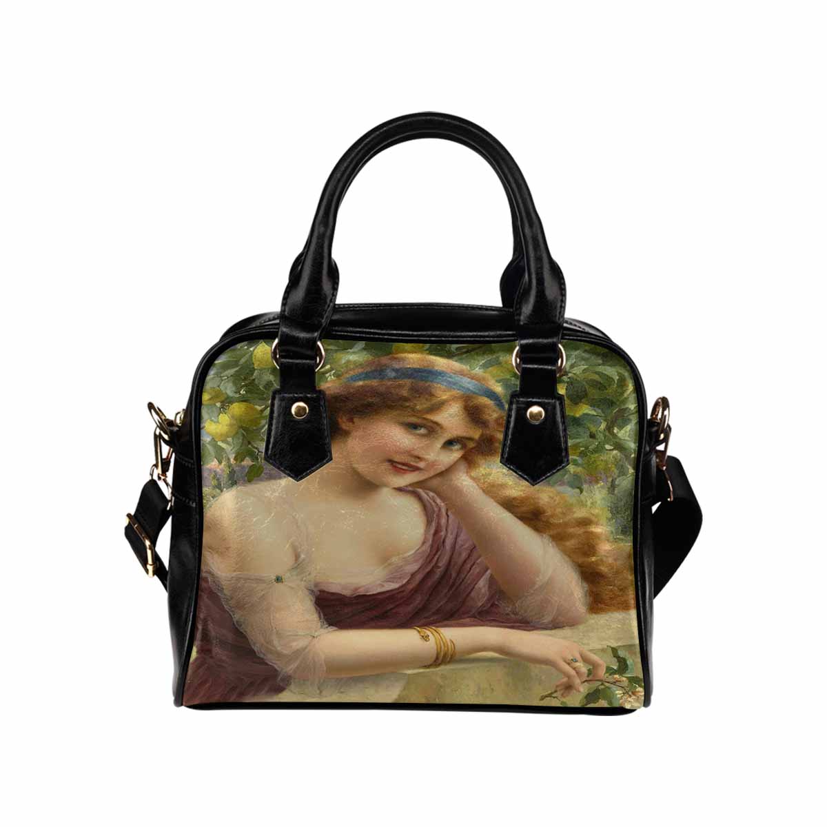 Victorian Lady design handbag, Mod 19163453, Girl by the Lemon Tree