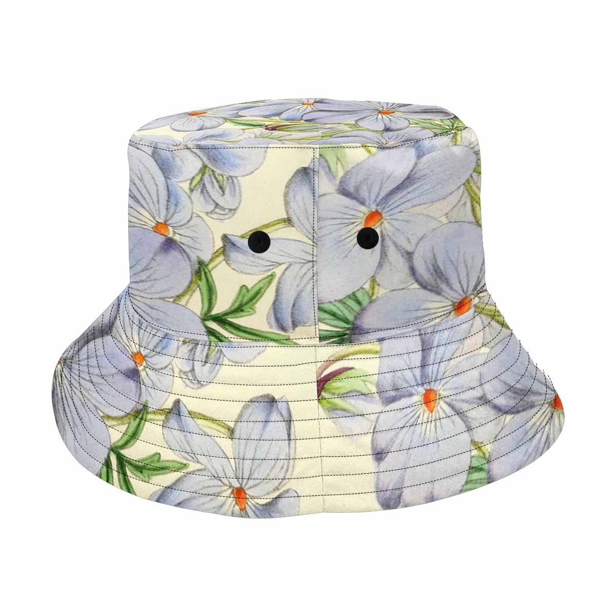 Vintage floral unisex bucket boonie Hat, outdoors hat, Design 13 Unisex Bucket Boonie Hat