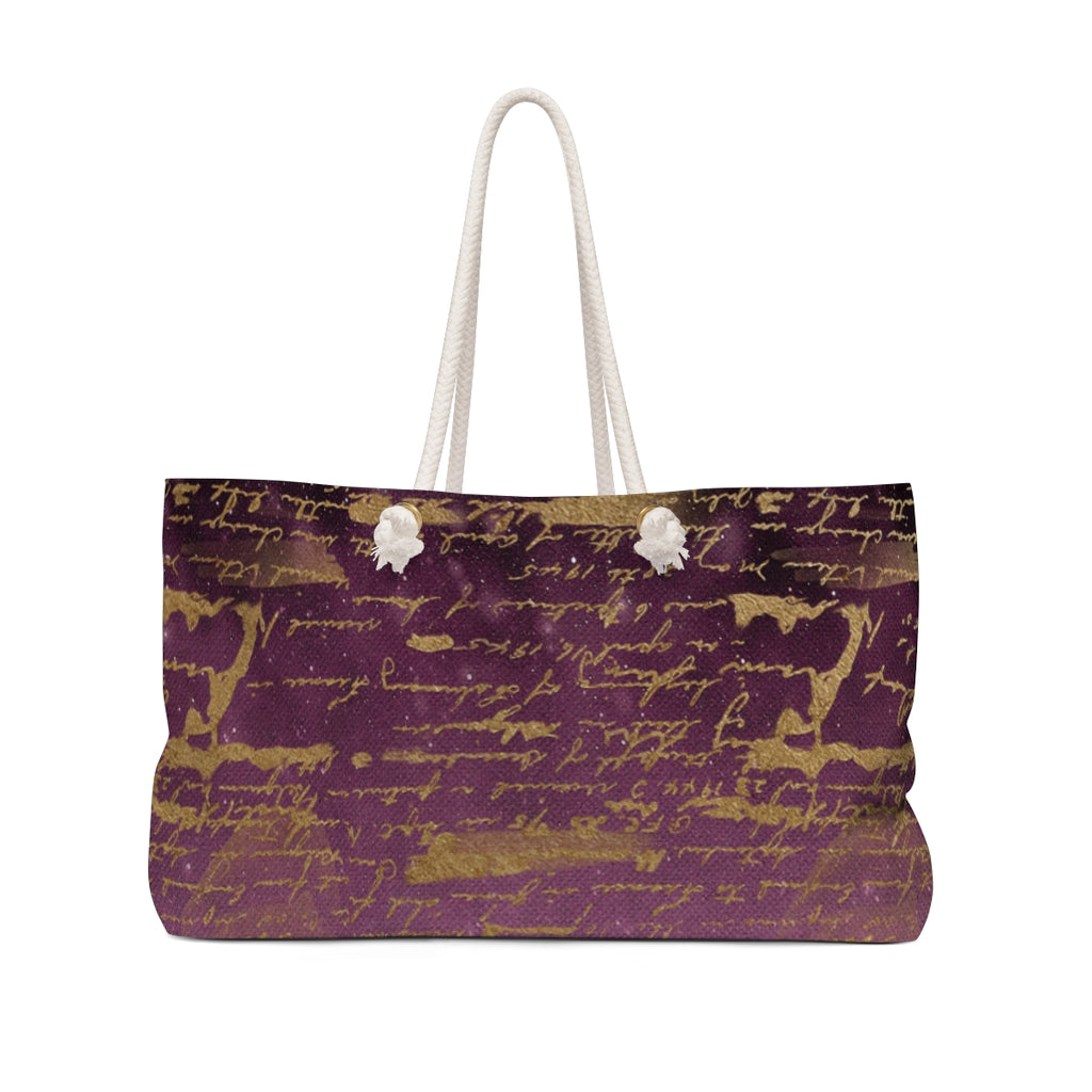 Antique General print weekender bag, casual tote, design 51