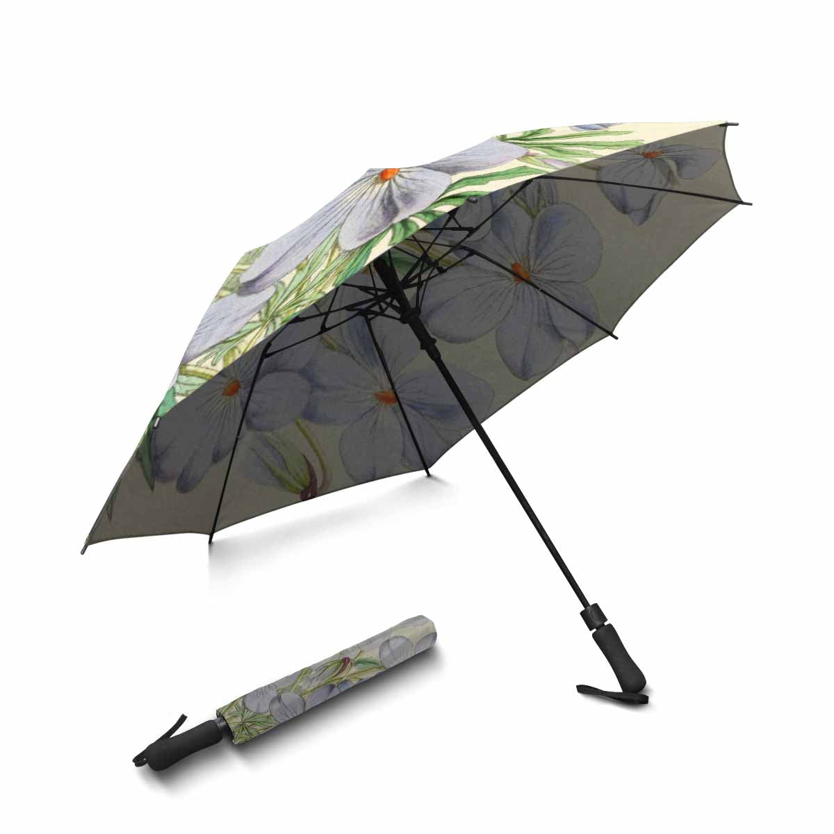 Victorian floral UMBRELLA, Mod U05, Design 13
