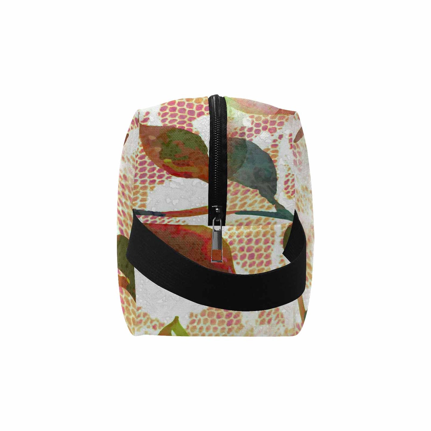 Victorian lace print toiletry comestic bag, design 52