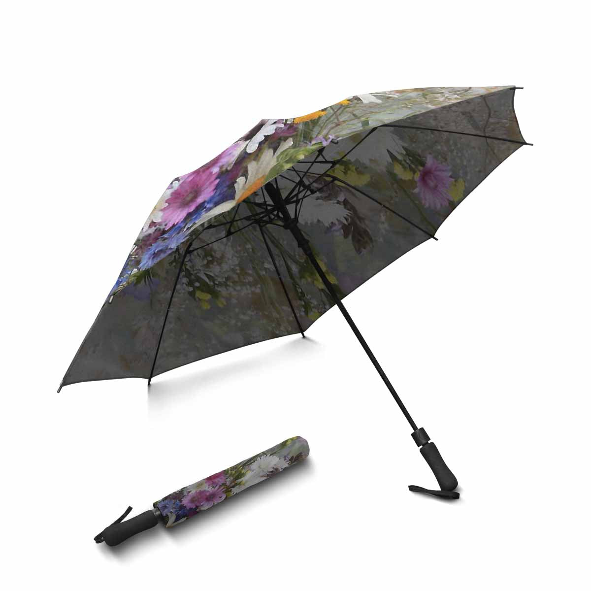 Victorian floral UMBRELLA, Mod U05, Design 02