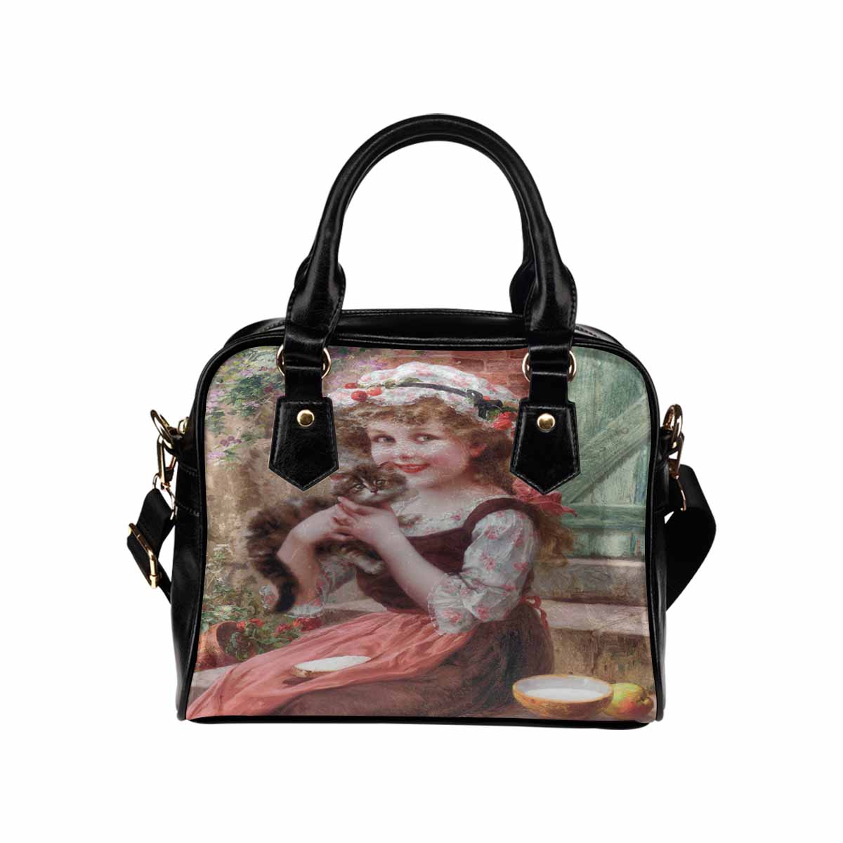 Victorian Girl design handbag, Mod 19163453, The Little Kittens