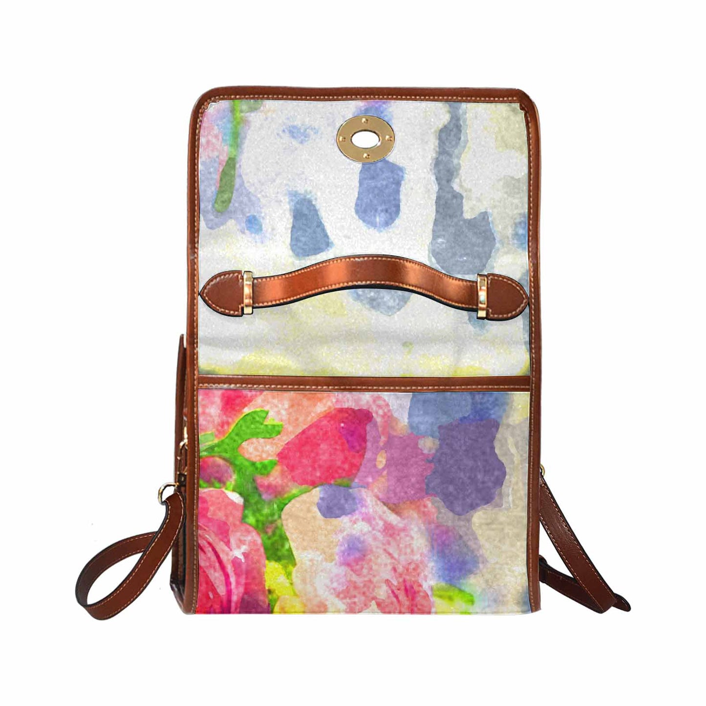 Water Color Floral Handbag Model 1695341 Design 234
