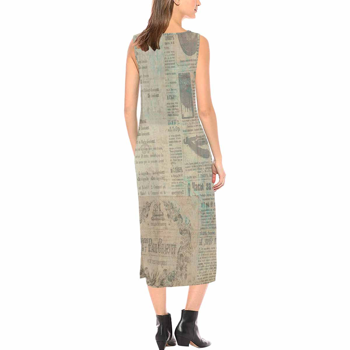 Antique General long chic dress, MODEL 09538, design 26