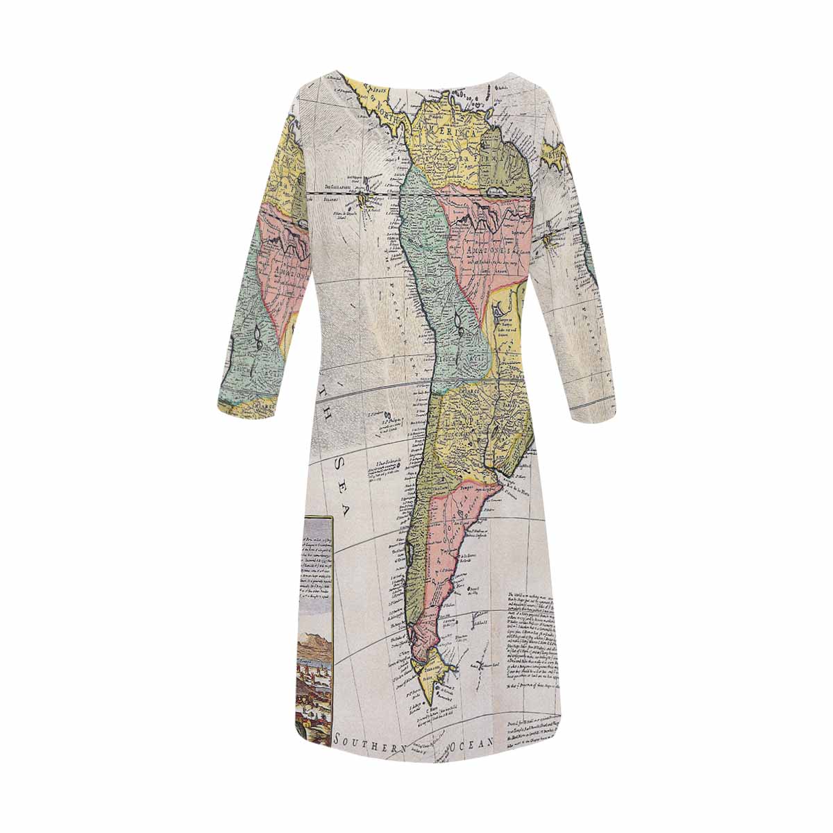 Antique Map loose dress, MODEL 29532, design 35