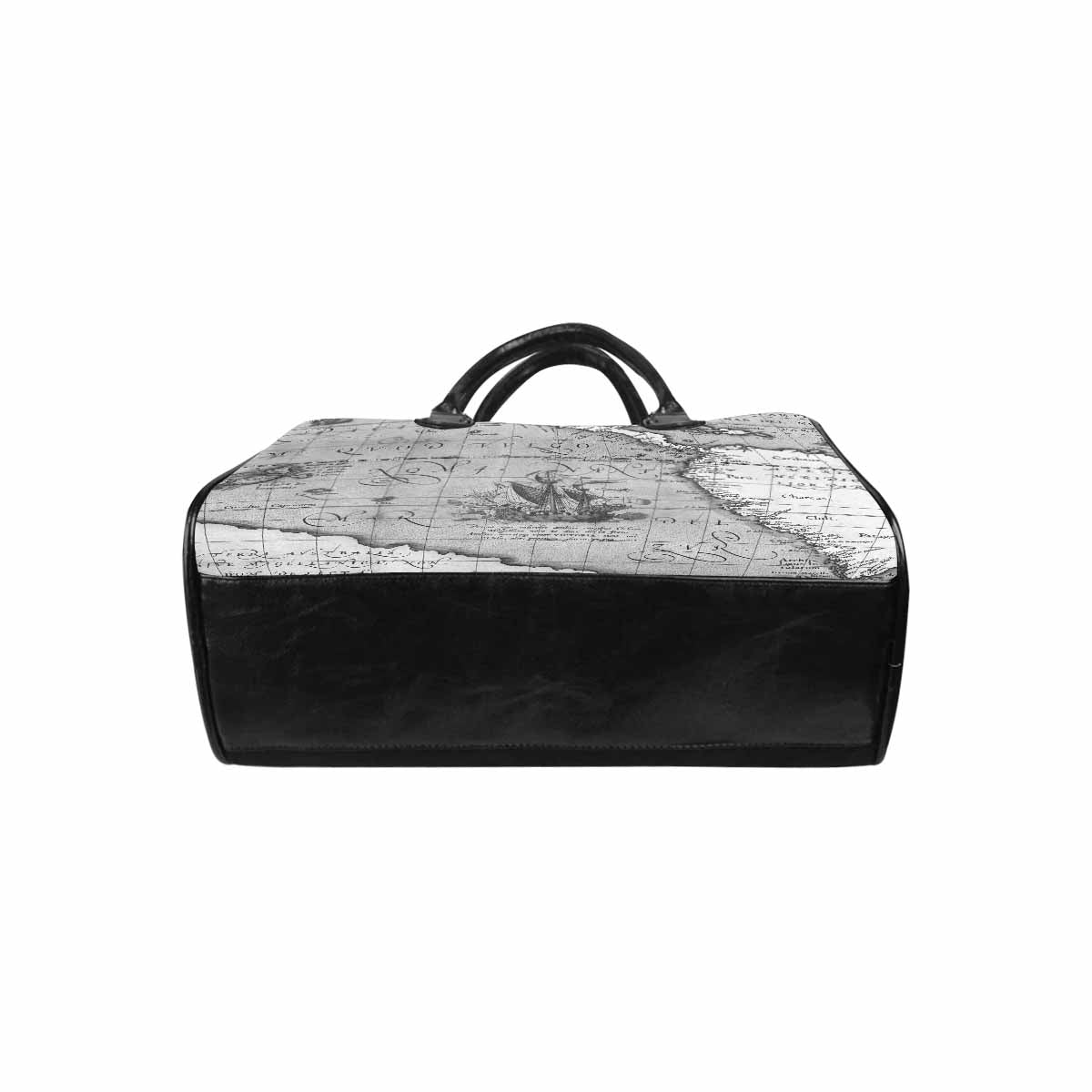 Antique Map design Boston handbag, Model 1695321, Design 44