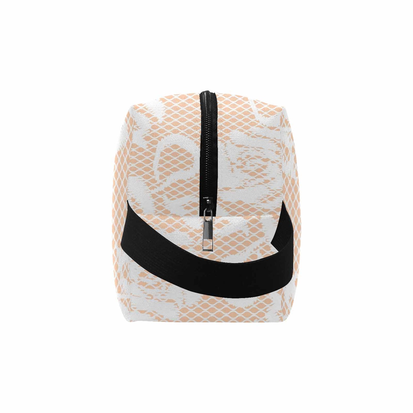 Victorian lace print toiletry comestic bag, design 16