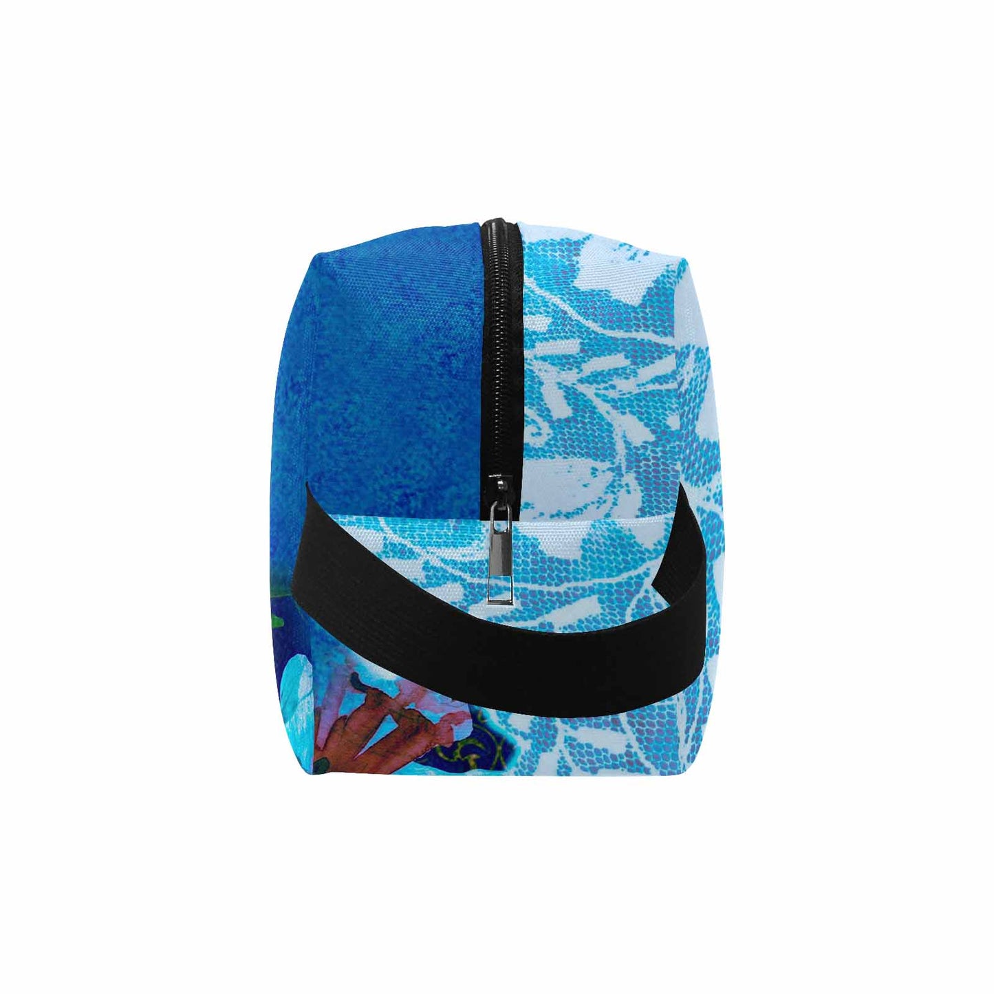 Victorian lace print toiletry comestic bag, design 49