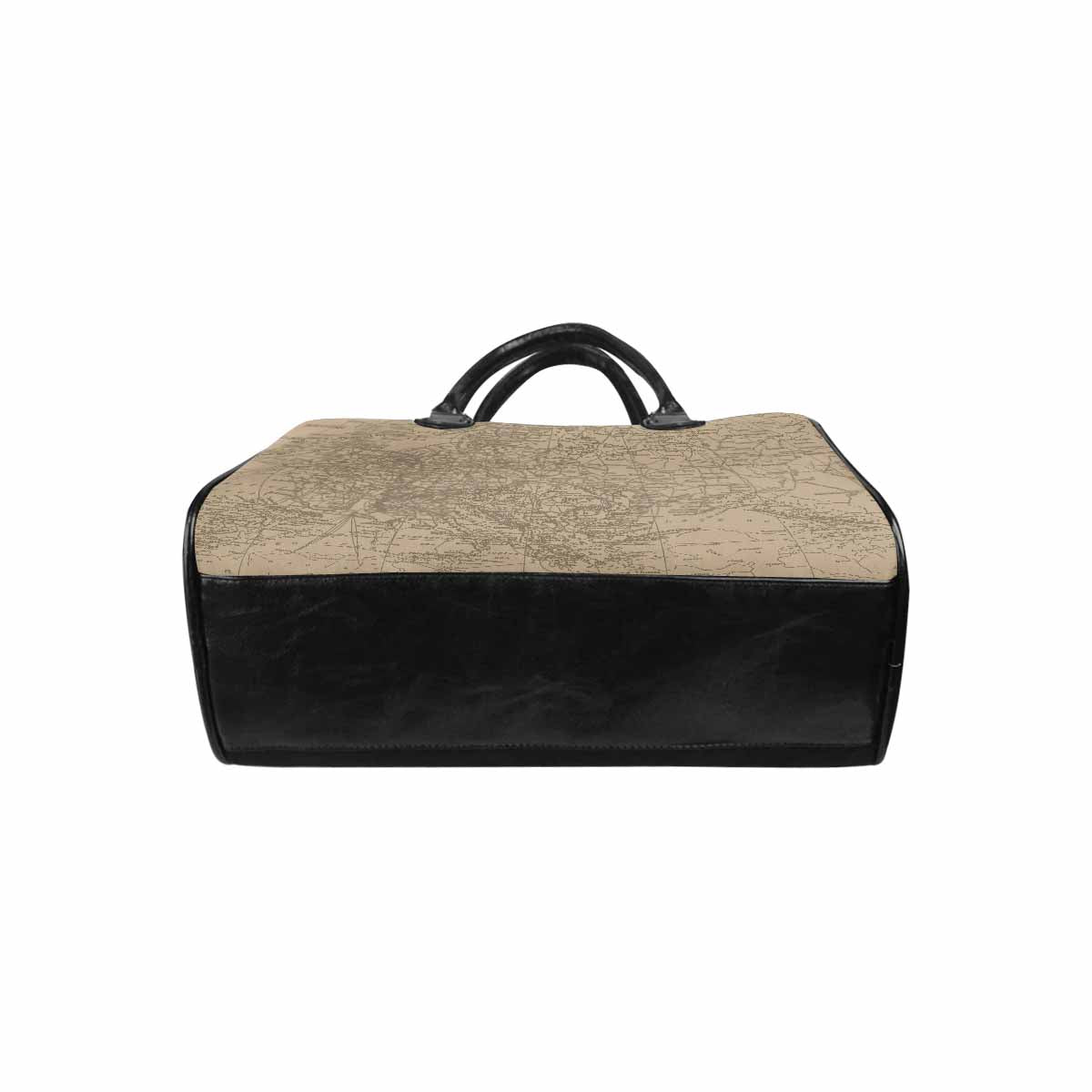 Antique Map design Boston handbag, Model 1695321, Design 54