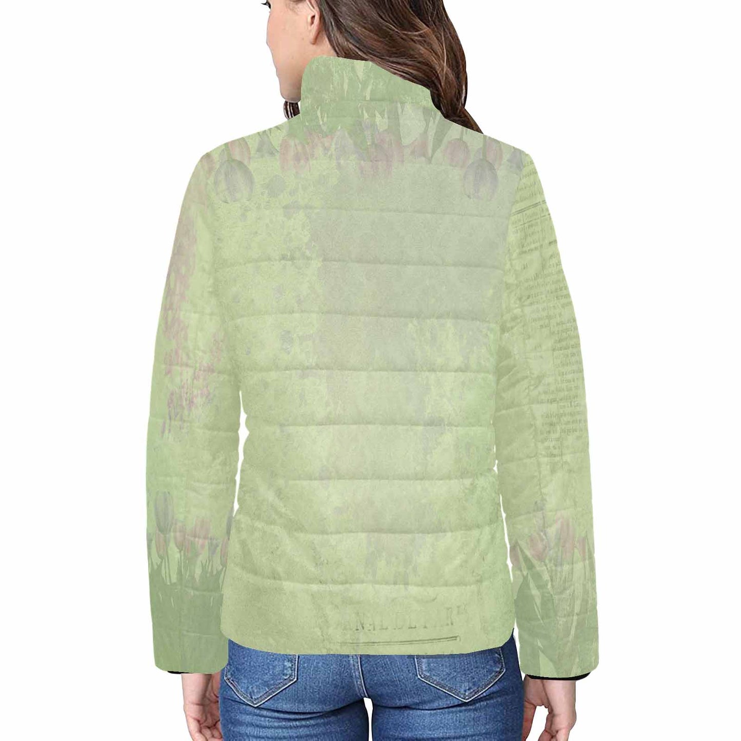 Antique general print quilted jacket, design 56