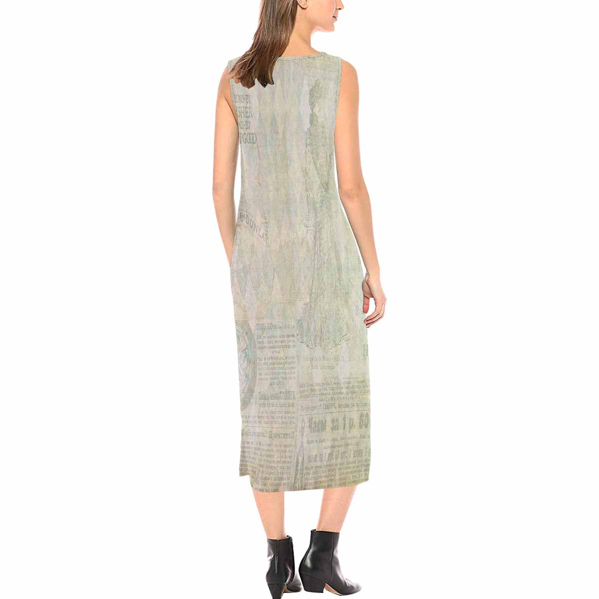 Antique General long chic dress, MODEL 09538, design 27