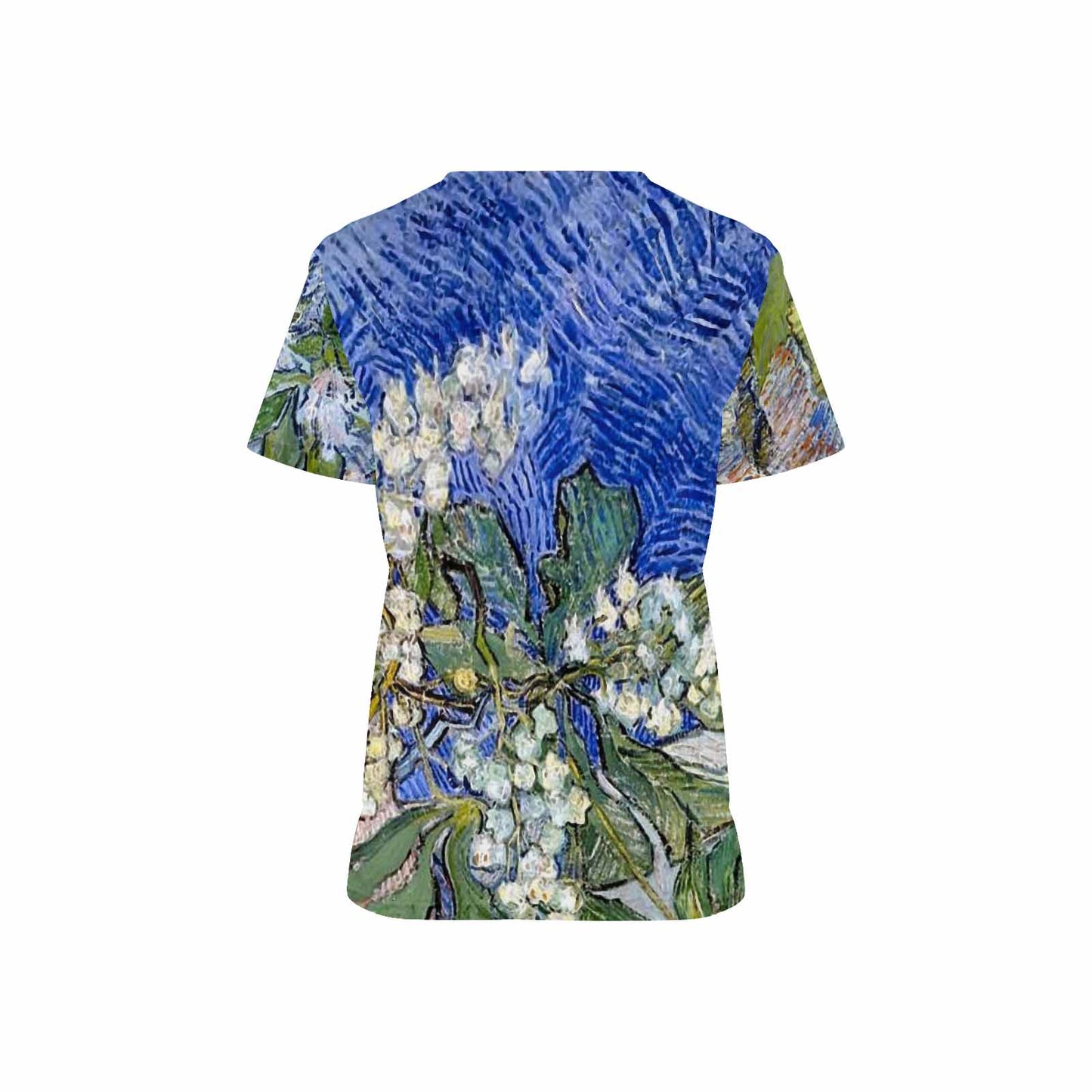 Vintage Floral professional scrubs, nurses scrub, unisex, Design 04