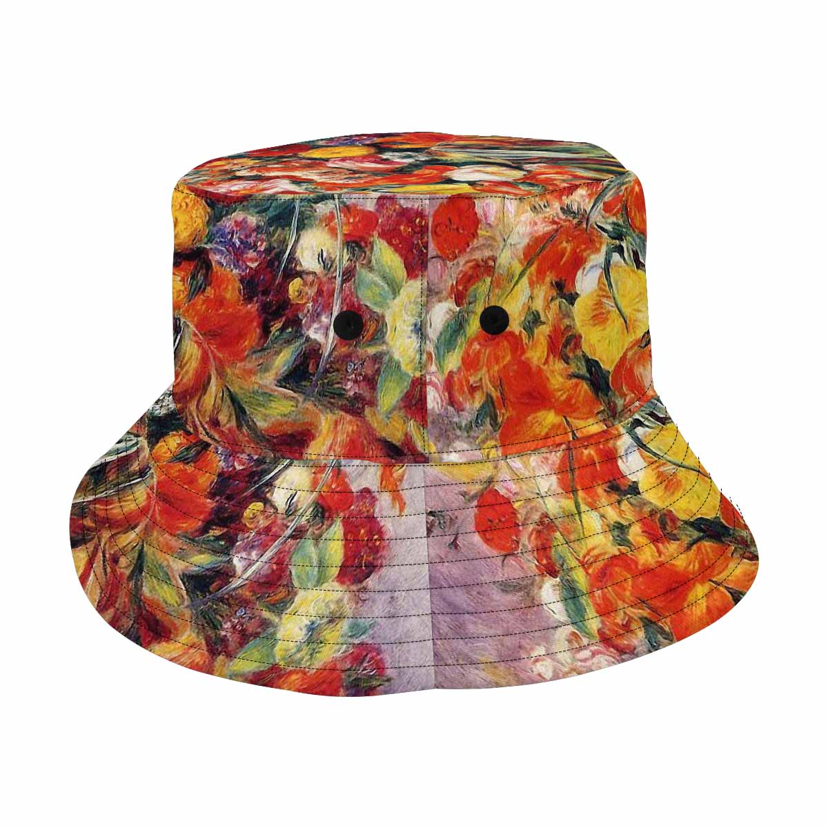 Vintage floral unisex bucket boonie Hat, outdoors hat, Design 19 Unisex Bucket Boonie Hat