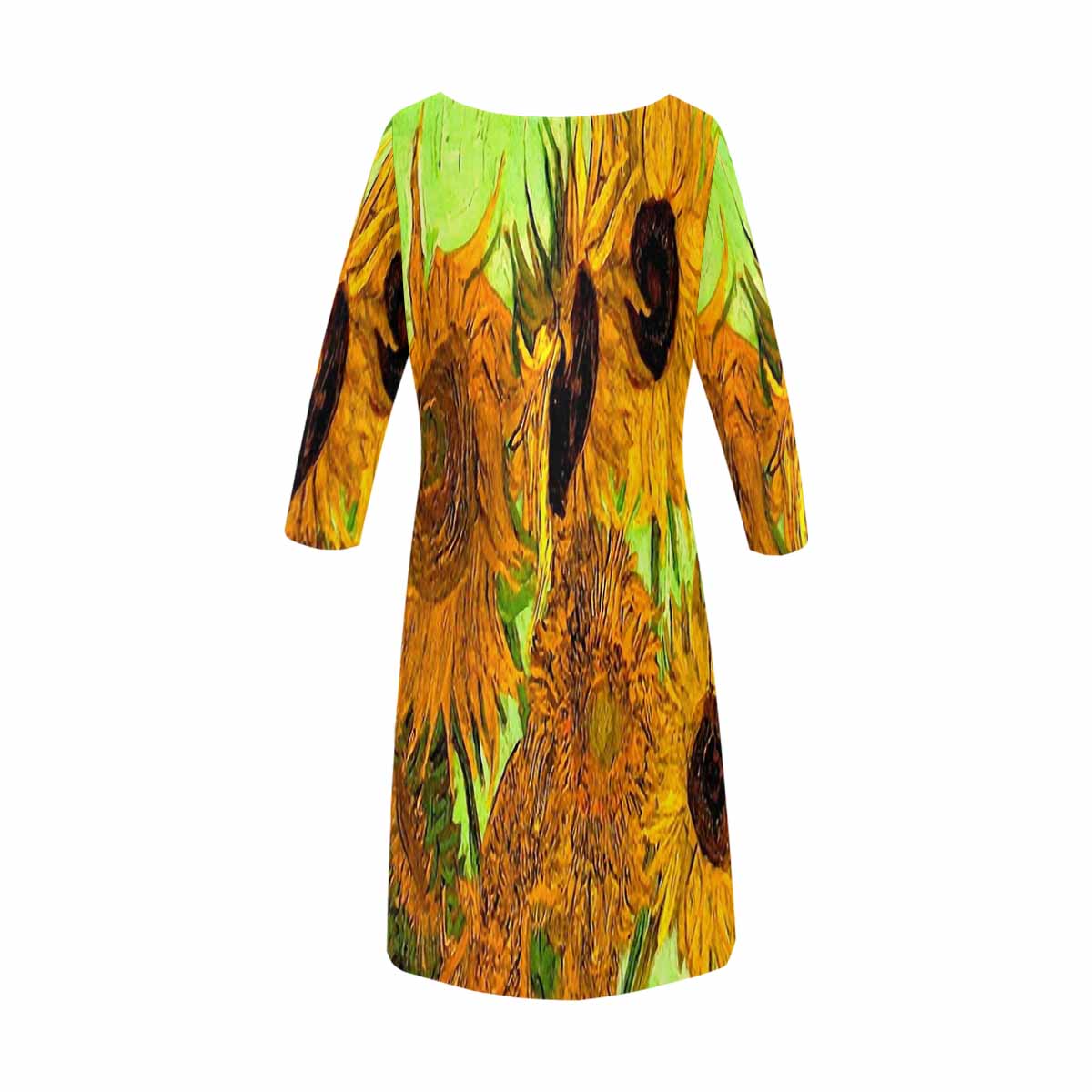 Vintage floral loose dress, model D29532 Design 48